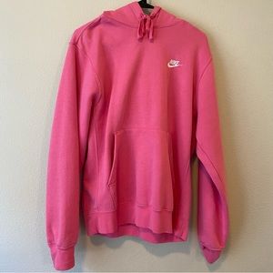 Pink Nike hoodie